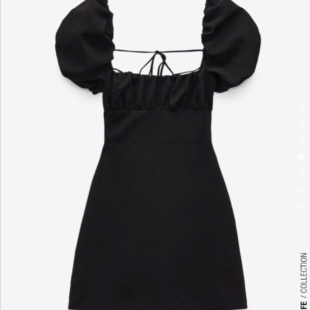 ZARA Black dress 
Large (I’m usually a medium, fits small)